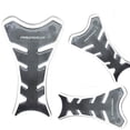 thumbnail image 1 of SPRING PARK Black Carbon Fishbone Shape Fiber Motorcycle Tank Pad Sticker Car Decoration, 1 of 5