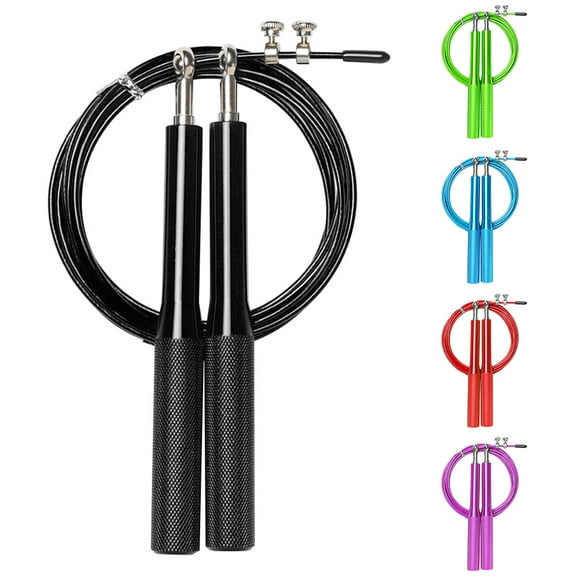 SPRING PARK Cable Ball Bearing Anti-Slip Handle Skipping Rope Calorie Gym Fitness Sports Speed Jumping