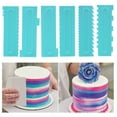 thumbnail image 1 of SPRING PARK Cake Decorating Comb Icing Fondant Spatulas Smoother Scraper Pastry Baking Tools, 1 of 7