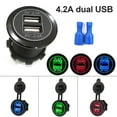 thumbnail image 1 of SPRING PARK Car Motorcycle 12V-24V Dual USB Port Charger Power Adapter for Mobile Phone, 1 of 7
