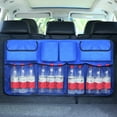 thumbnail image 1 of SPRING PARK Car Rear Seat Back Mesh Storage Bag Multi-Pocket Hanging Trunk Pouch Organizer, 1 of 7