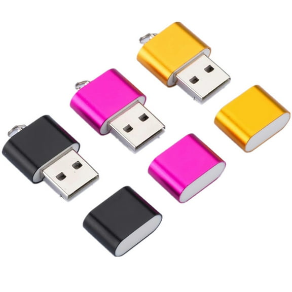 SPRING PARK Card Reader Mini High Speed Aluminum Alloy Mini Card Reader for Office