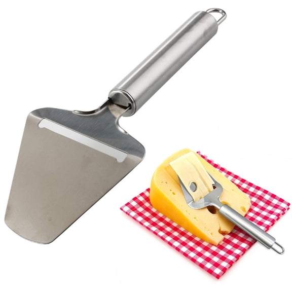 SPRING PARK Cheese Slicer for Thin Slices, Spatula Plane Stainless Steel Cheese Planer Ham Shaver with Handle - Durable Kitchen Tool for Semi Soft, Semi Hard Cheese