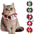 thumbnail image 1 of SPRING PARK Christmas Dog Christmas Series Pattern Puppy Dog Woolen Yarn Collar Charms Elegant Cat Dog Flower Dog Christmas Accessories, 1 of 8
