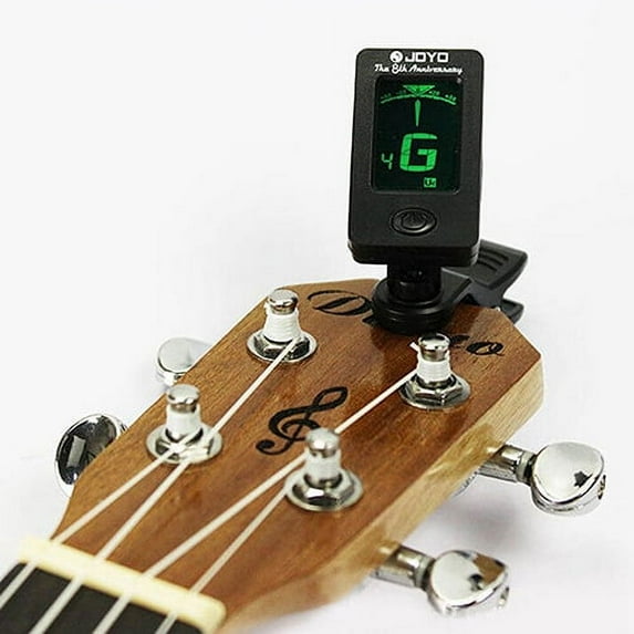 SPRING PARK Chromatic Clip-On Digital Tuner for Acoustic Electric Guitar Bass Violin Ukulele