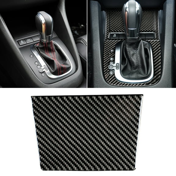 SPRING PARK Cigarette Lighter Cover Ashtray Panel Sticker for VW Golf 6 R MK6 Scirocco 09-16