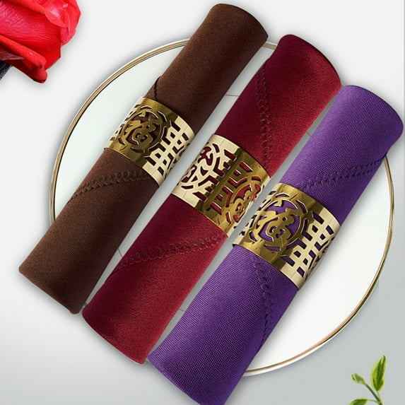 SPRING PARK Cloth Napkin Dinner Napkins Table Banquets Washable Reusable Party Cotton Craft