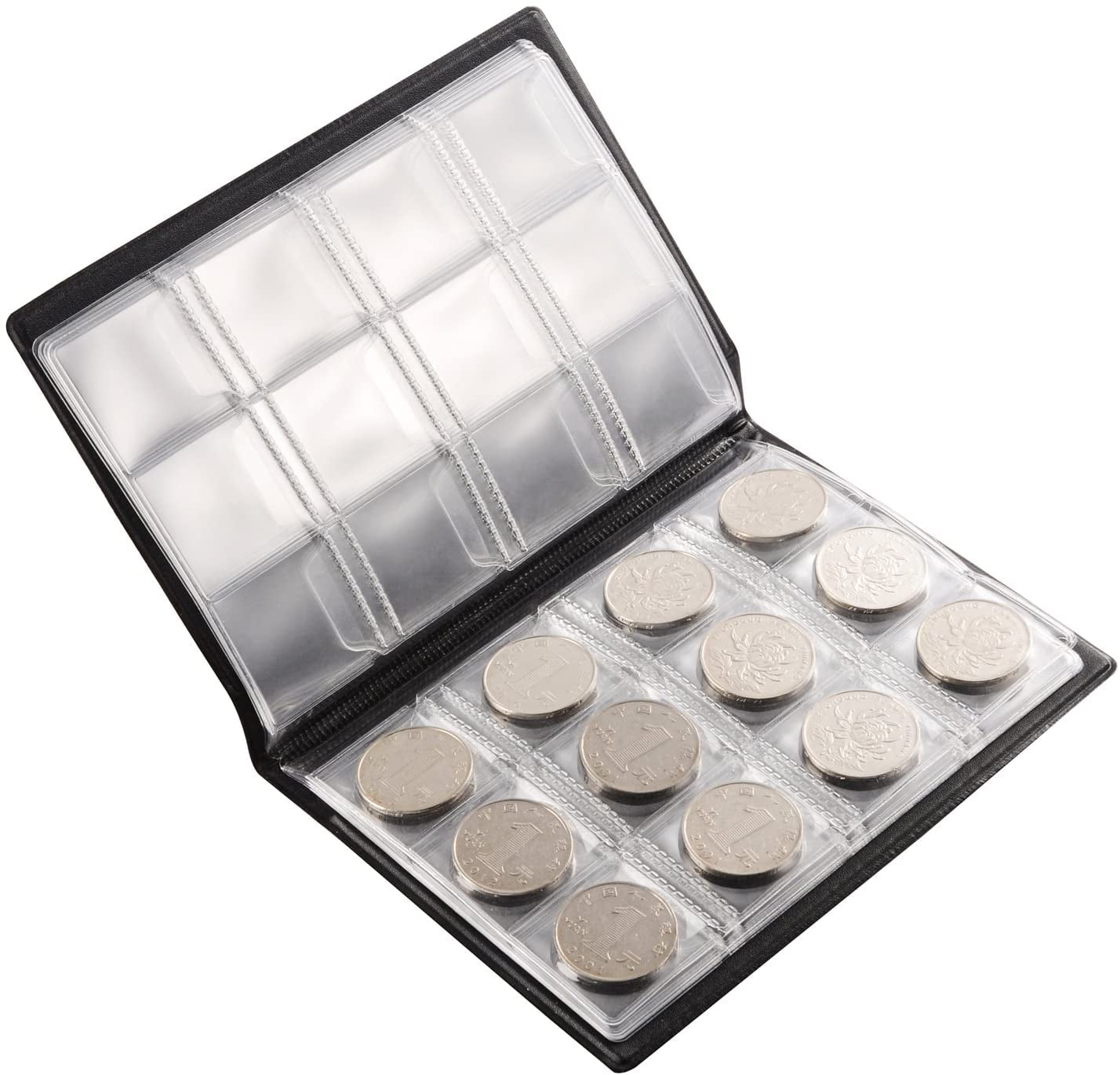 SPRING PARK Coin Albums 10 Pages 120 Pockets Coin Holder Collection