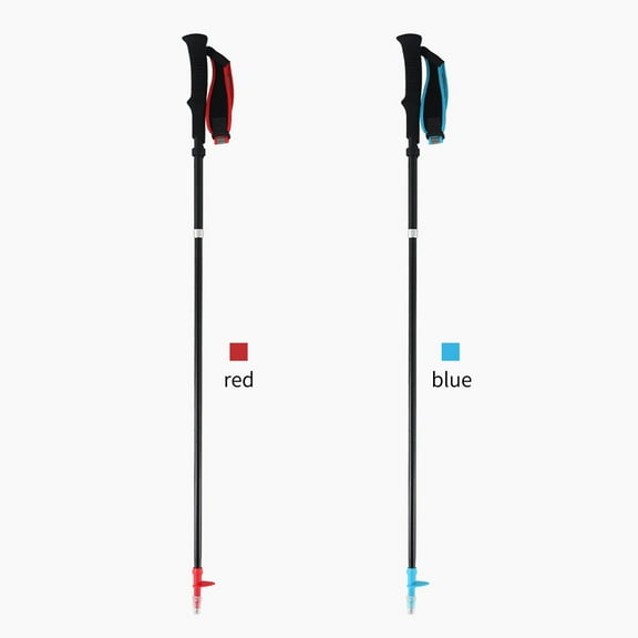 SPRING PARK Collapsible Trekking Pole, Walking Hiking Stick - Ultralight 4-sections Aluminum Alloy