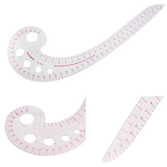 SPRING PARK Comma Metric French Hip Curve Ruler Tailor Measure Tool for Sewing Dressmaking