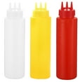 thumbnail image 1 of SPRING PARK Condiment Squeeze Bottles, Food Grade Plastic Squeeze Condiment Bottles with Twist On Cap Lids for Sauces, Paint,Oil, Condiments,Salad Dressings, Arts and Crafts, 1 of 7