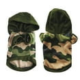 thumbnail image 1 of SPRING PARK Cool Dog Cat Coat Small Pet Camouflage Resistance to Dirty Hoodie Puppy Clothes Warm, 1 of 6
