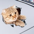 thumbnail image 1 of SPRING PARK Creative 3D Effect Car Sticker Waterproof Non-fade PET Material Cute Cat Sticker for Car, 1 of 7