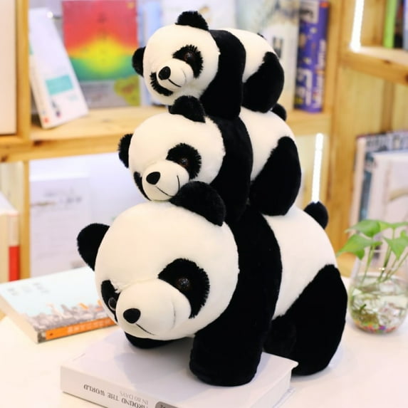 SPRING PARK Cute Cartoon Panda Cotton Stuffed Doll Soft Plush Toy Kids Gift Home Party Decor