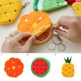 thumbnail image 1 of SPRING PARK Cute Coin Purses Keychains Bulk Party Favors For Kids Watermelon Orange Fruit Shape Bags, 1 of 7