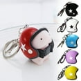 thumbnail image 1 of SPRING PARK Cute Keyring Motorcycle Helmet Key Holder Ring Keychain Bike Auto Pendant, 1 of 7