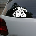 thumbnail image 1 of SPRING PARK Cute Labrador Dog Car Vehicle Body Window Reflective Decals Sticker Decoration, 1 of 6