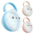 thumbnail image 1 of SPRING PARK Cute Portable Baby Pacifier Teether Storage Box Dust-Proof Cover Case Container Storage Holder, 1 of 7