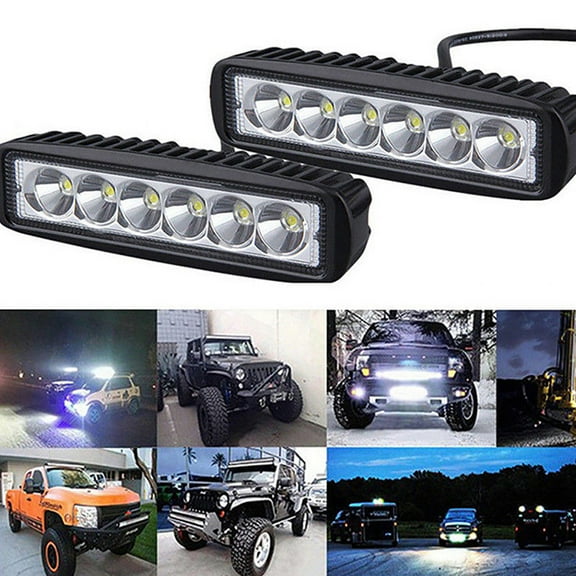 SPRING PARK DRL Car Daytime Running Lights 18W Auto Fog Driving Lamps Super White Bright