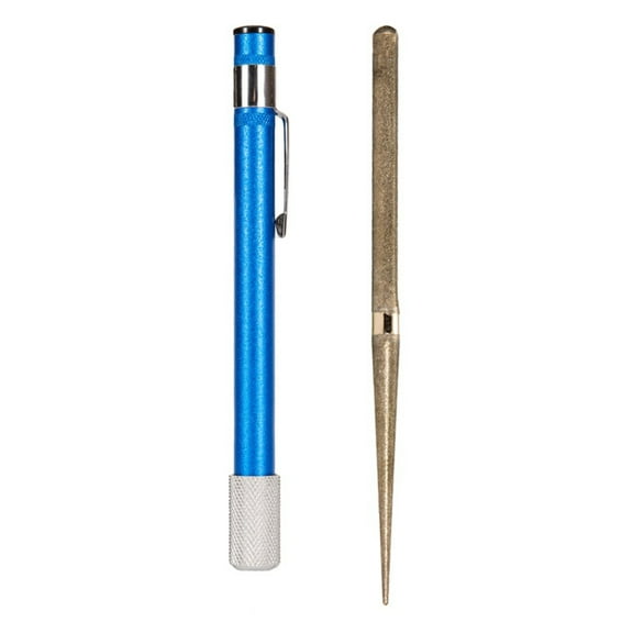 SPRING PARK Diamond Retractable Knife Sharpener Multi-functional Portable Knife Sharpening Steel Rod Pen for Kitchen Outdoor Hunting Fishing Hook Sharpener Stick Tools