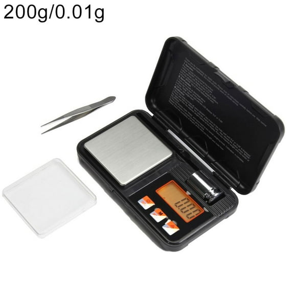 SPRING PARK Digital Pocket Scale Small Herb Scale Mini Food Scale Jewelry Scale Ounces/ Grains Scale, Easy to Carry, Great for Travel ,Backlit LCD,