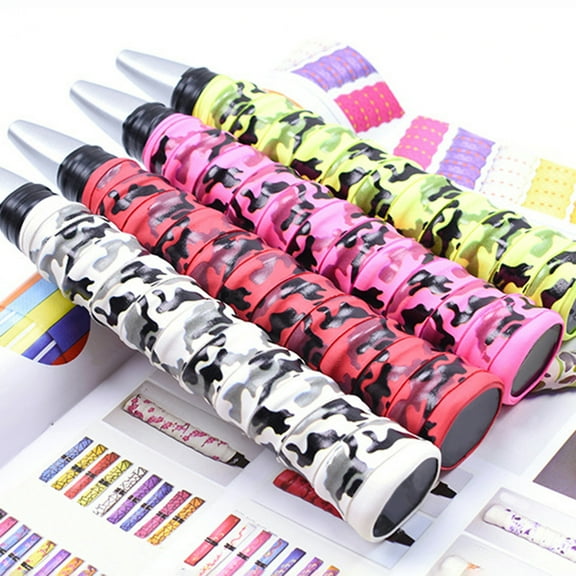 SPRING PARK Direct Store Tennis Racket Grip Tape Absorb Moisture Badminton Handle Tape Frosted Anti-Slip Overgrip for Tennis Racquet Pickleball Overgrip