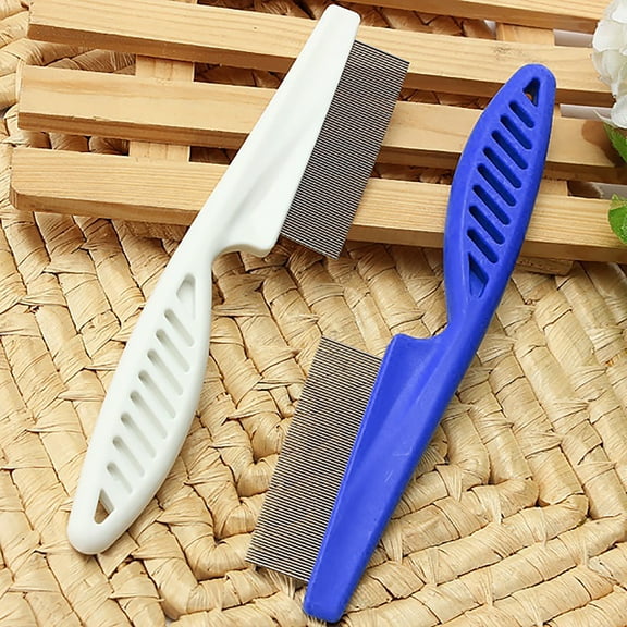 SPRING PARK Dog Cat Teeth Brush,Dog Brush for Removing and Shedding Matted,Knots,Tangled Hair,Cat Flea Comb with Stainless Steel Teeth,Pet Groomimg Brush