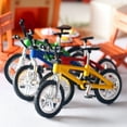 thumbnail image 1 of SPRING PARK Dollhouse Miniature Toy Mountain Bike Bicycle Model Outdoor 1:12 Scale Kids DIY Toy, 1 of 3