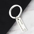 thumbnail image 1 of SPRING PARK Drive safely Letters Tag keychain charm car key Ring Gifts, 1 of 8