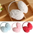 thumbnail image 1 of SPRING PARK Ear Warmers, Soft Plush Knit Earmuffs for Women, Winter Ear Covers for Cold Weather, 1 of 4