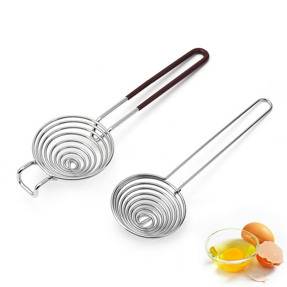 SPRING PARK Egg Separator, Egg Yolk White Separator Food Grade Stainless Steel Egg Separator Kitchen Cooking Gadge Tool