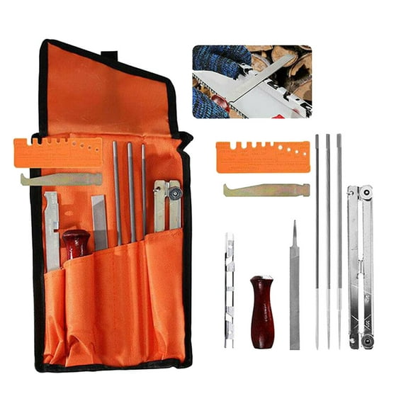 SPRING PARK Electric Chain Saw/Steel File Kit Wood Carving Tool Metal Polishing Instrument