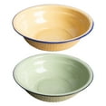 thumbnail image 1 of SPRING PARK Enamel Mixing Bowl Deep Plate for Salads Soup Chips, 1 of 7