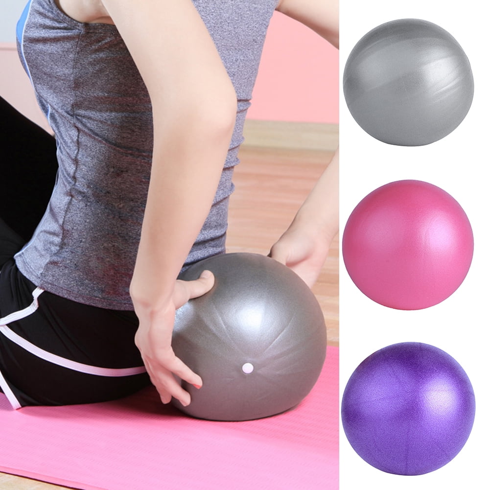 OUNONA 85cm 1000g Professional Anti Burst Stability Yoga Ball Thicken  Balancing Devcie Exercise Tool for Fitness Gym Workouts with Pump Air Clamp  Stopper (Purple) 