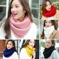 thumbnail image 1 of SPRING PARK Fall Winter Womens Knit Infinity Scarf Circle Loop Neckerchief Warm Fashion Thick Ribbed Scarf, 1 of 6