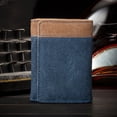 thumbnail image 1 of SPRING PARK Fashion Canvas Trifold Men Short Wallet Credit Card Multi Slots Purse Coins Bag, 1 of 7