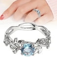 thumbnail image 1 of SPRING PARK Fashion Creative Leaves Design Alloy Rings Elegant Jewelry for Women, 1 of 6