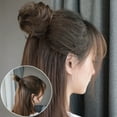 thumbnail image 1 of SPRING PARK Fashion Messy Curly Hair Bun Chignon Claw on Updo Cover Hairpiece Hair Extension, 1 of 6