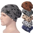 thumbnail image 1 of SPRING PARK Fashion Stars Printed Women Men Cycling Cotton Sports Beanie Cap Chemo Baggy Hat, 1 of 3