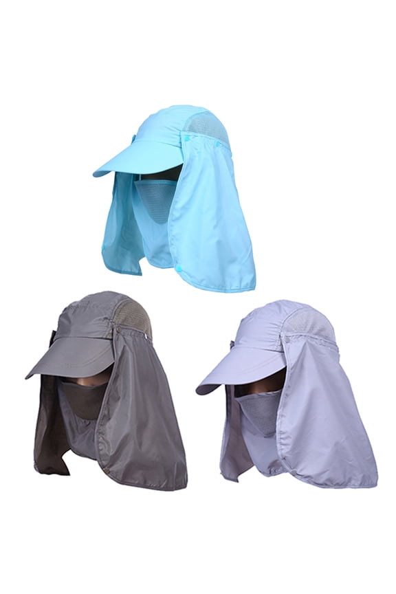 Fashion Summer Outdoor Sun Protection Camping Hiking Fishing Cap Neck Face Flap Hat Big Wide Brim