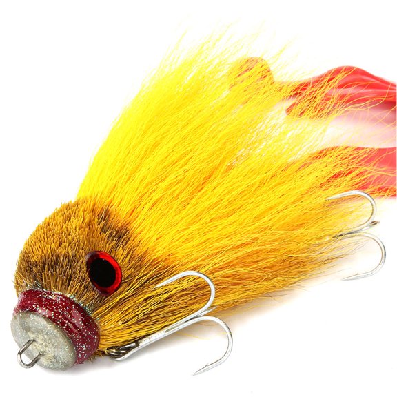 SPRING PARK Fishing Lure Lifelike Artificial Swimbaits Mouse Shape Bait Freshwater Saltwater Fly Fishing Lure with Double Hooks