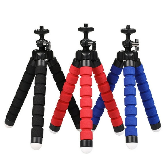 SPRING PARK Flexible Tripod Mini Universal Octopus Leg Style Portable and Adjustable Tripod Stand with Clip Bracket Mount Holder for Smartphone, Digital Camera