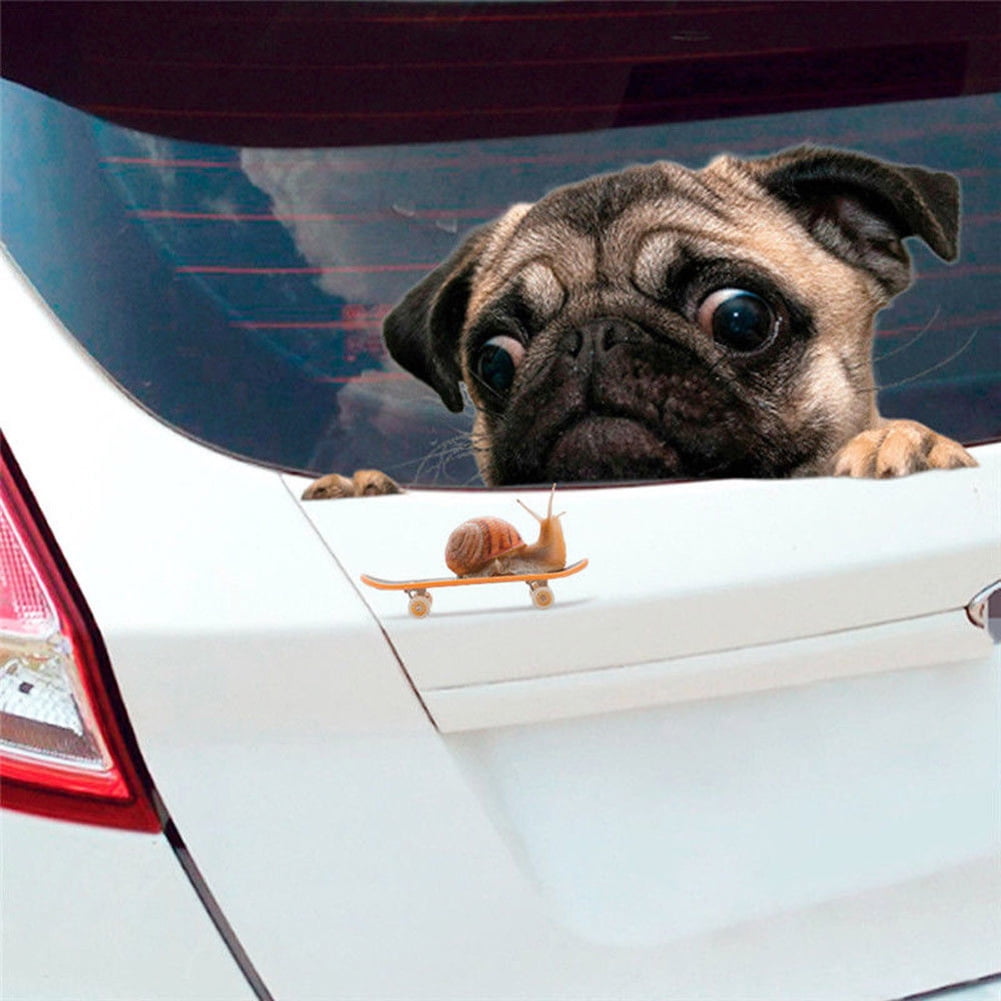 Pug hotsell window decal