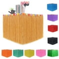 thumbnail image 1 of SPRING PARK Grass Table Skirt Table Skirt Raffia Style Fringe Party Decoration for Tropical Hawaii or Themed Birthday Graduation or Costume Party Hawaiian Table Skirt, 1 of 6