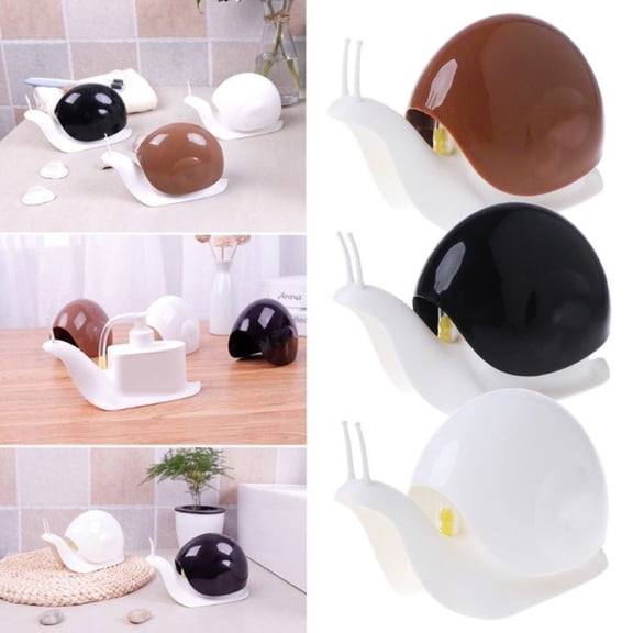 SPRING PARK Hand Soap Dispenser, Creative Design Snail Shape Pump Bottle for Kids,Holds Hand Soap Dish Soap Hand Sanitizer