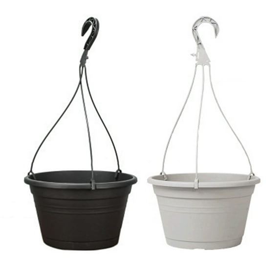 SPRING PARK Hanging Flower Plant Pot Basket Planter Holder Garden Decoration