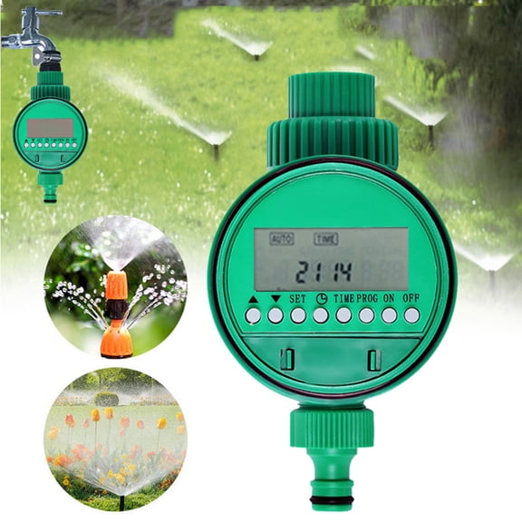 SPRING PARK Hose Faucet Water Timer, Programmable Sprinkler Filter Accessories Kit, for Automatic Smart Garden Yard Lawn Greenhouse Drip Irrigation Watering Plant System