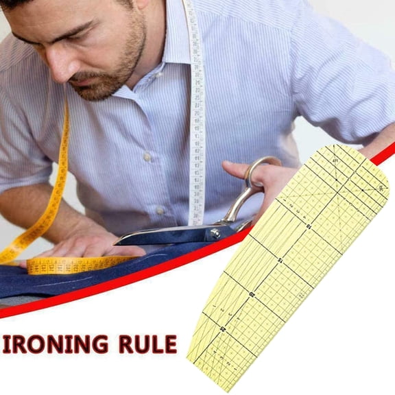 SPRING PARK Hot Ironing Heat-resistant Patchwork Ruler DIY Sewing Supplies Measuring Tool