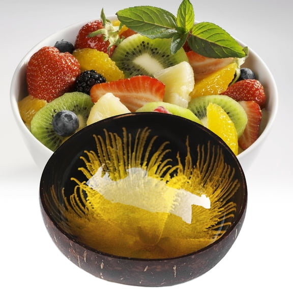 SPRING PARK Key Storage Tray Coconut Bowl | Candy Dish, Decorative Bowls, Key Dish | Coconut Shell Bowls | Serving Bowl for Desk, Candy Bowls, Nuts, Keys Holder