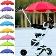 SPRING PARK Kids Baby Unisex Sun Umbrella Parasol Buggy Pushchair Pram Stroller Shade Canopy Baby Stroller Accessories Rain Covers Travel Umbrella